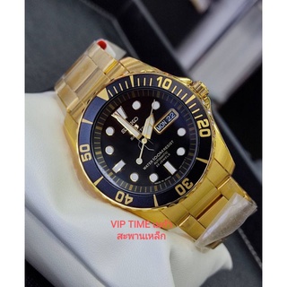 นาฬิกา SEIKO SUBMARINER เรือนทอง รุ่น SNZF22J1 SNZF22J SNZF22