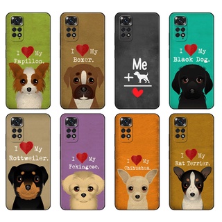 เคสโทรศัพท์มือถือ ซิลิโคนนิ่ม Tpu ลาย My Dog สีดํา สําหรับ Xiaomi Redmi Note 10 Pro 5G 4G 10S Redmi 10 2022 10C