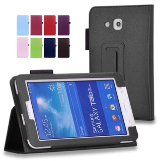 เคสฝาพับแม่เหล็ก กันกระแทก 7 นิ้ว สําหรับ Samsung Galaxy Tab 3 Lite 7.0 SM-T110 T111 T113 T116 Tab 4 7.0 SM-T230 T231 T235 T237