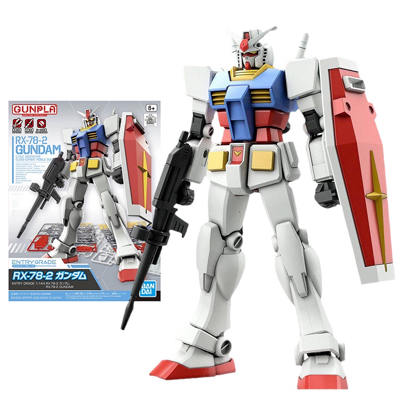 Bandai Gundam Model Kit Anime Figure EG 1144 RX 78 2 White Devil Gundam