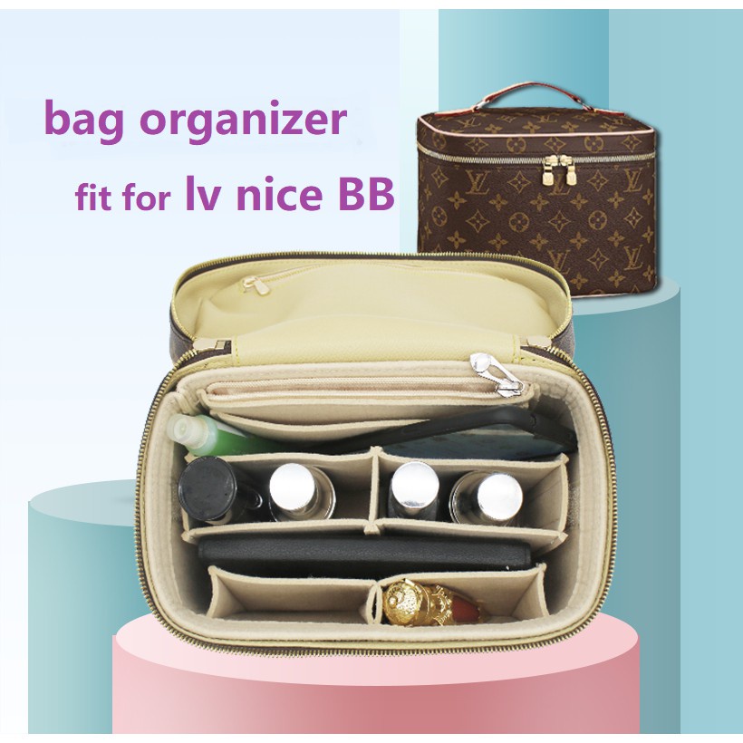 ที่จัดระเบียบกระเป๋า l v NICE NANO MINI BB กระเป๋าจัดระเบียบ เหมาะสําหรับ bag organizer insert