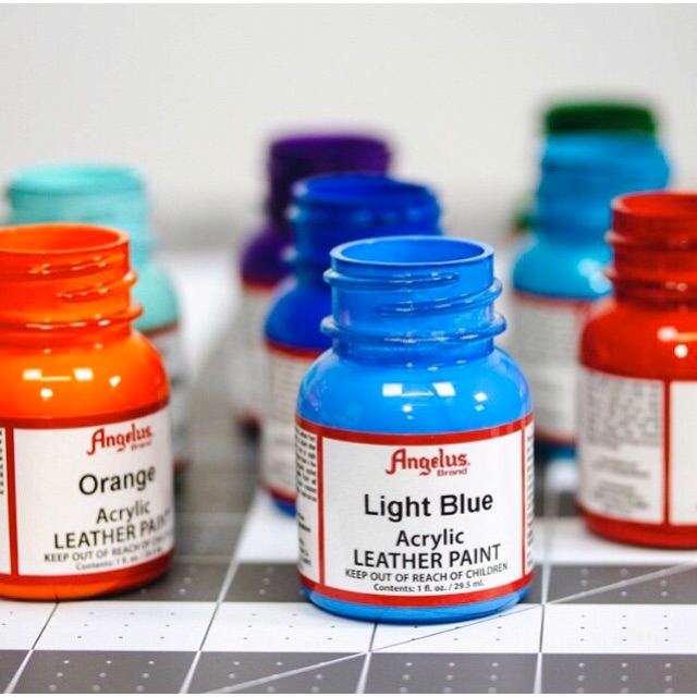 (A 001-060) Angelus direct สีpaint ผ้า และหนัง USA 🇺🇸