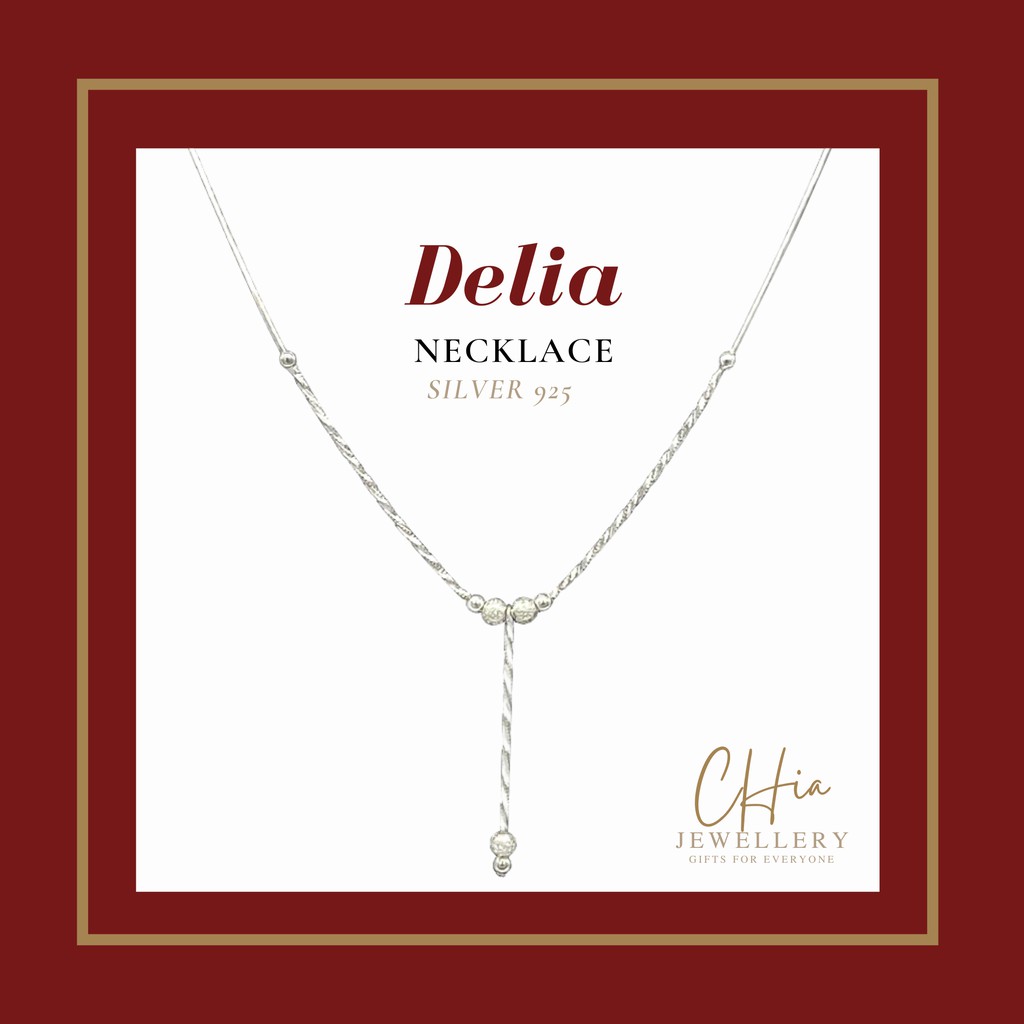 สร้อยคอ CHia Delia (เงิน 925) / Rantai Cia Delia (เงิน 925)