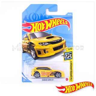 รถเหล็ก HOTWHEELS ของแท้ Subaru WRX STI (Yellow)