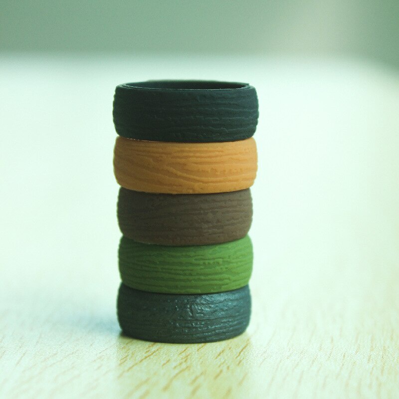 เครื่องประดับ แหวนยางซิลิโคนเจล แบบนิ่ม ขนาด 8.7 มม. เหมาะกับใส่เล่นกีฬากลางแจ้ง งานแต่งงาน จํานวน 1 ชิ้น