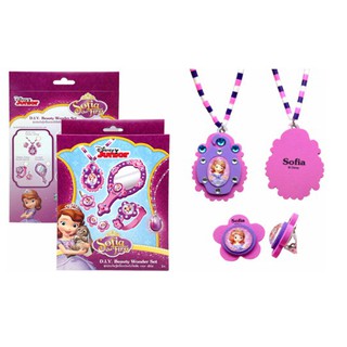 ดิสนีย์โซเฟียเดอะเฟิร์ส ชุดประดิษฐ์สร้อยคอและต่างหู Disney Sofia The First D.I.Y. Beauty Wonder Set (BWS-SF)