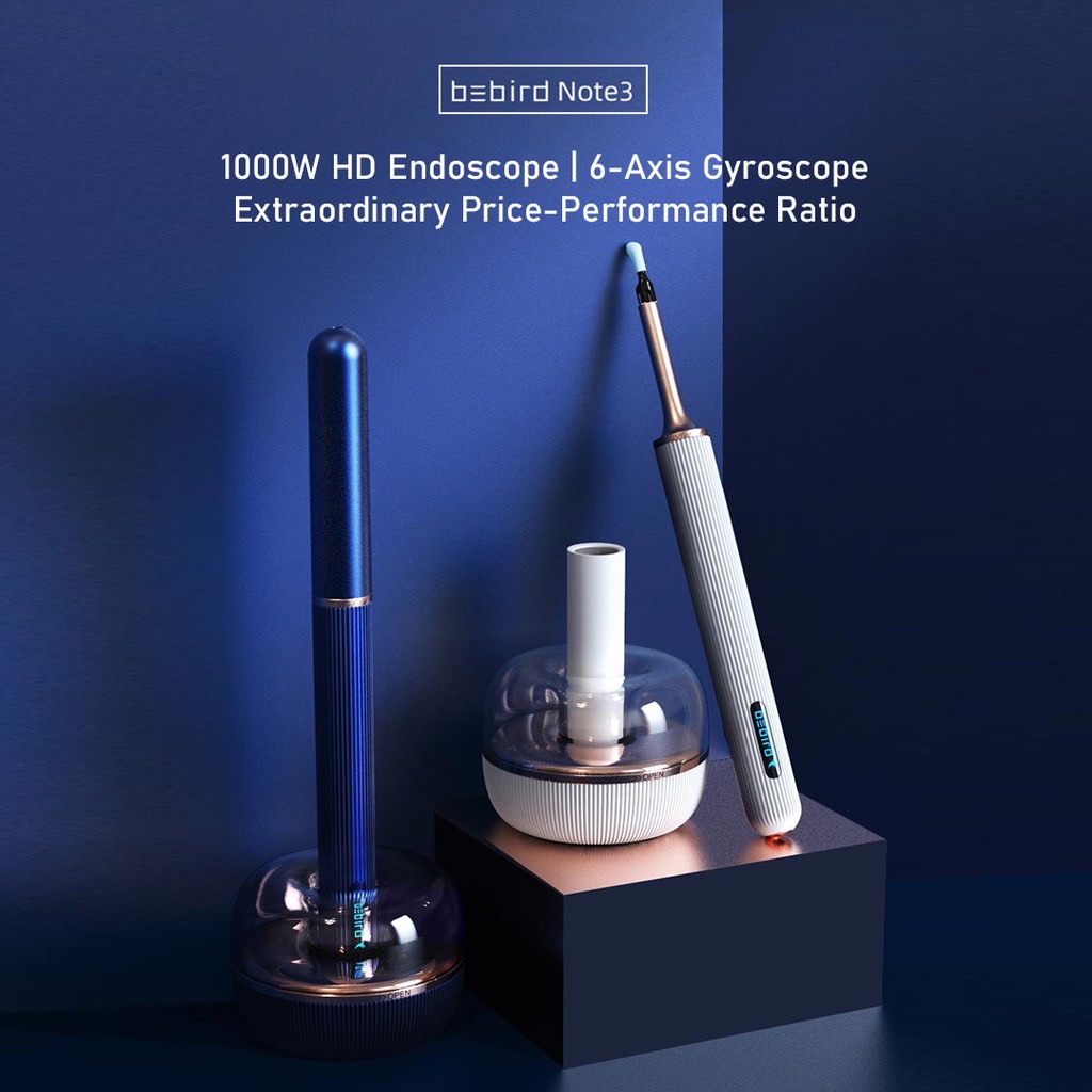 ■[พร้อมส่ง] Xiaomi Bebird Note 3 ไม้แคะหู อัจฉริยะ แหนบสําหรับทําความสะอาดหู 2 in 1 กล้องส่องรูหู ที