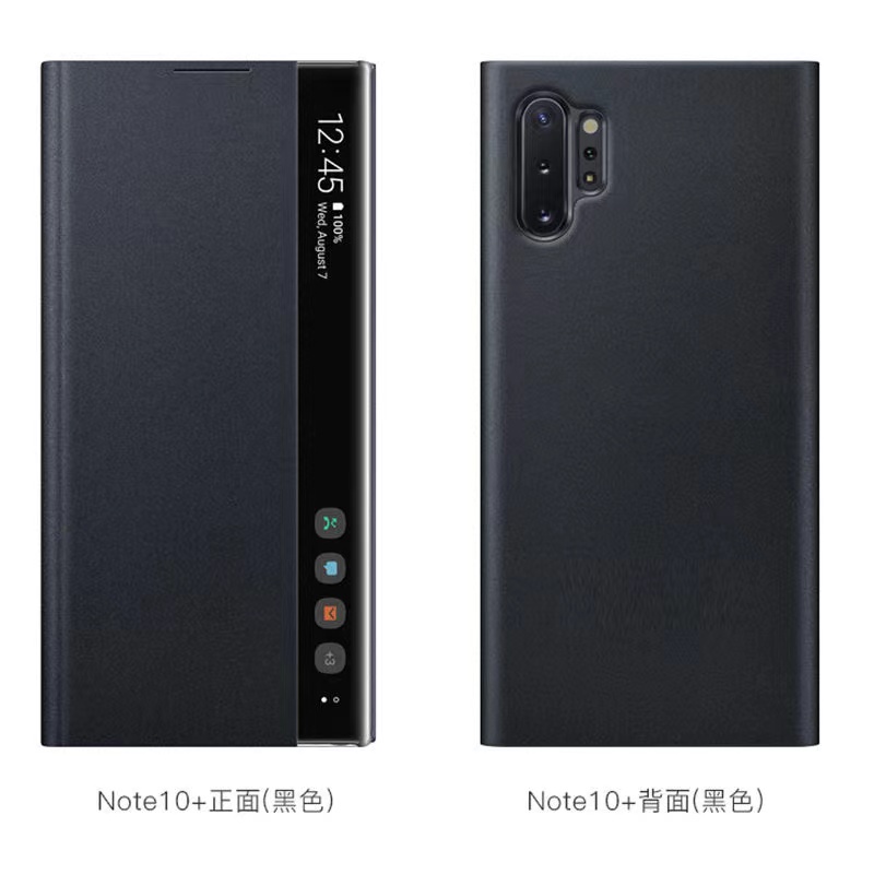 Offcial Original Samsung Galaxy Note 10 5G Case LED S-View Flip Case EF-NN970 สําหรับ Galaxy Note10 