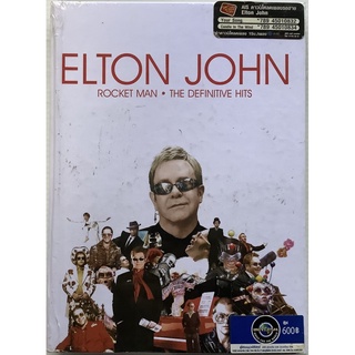 CD + DVD ซีดีเพลง + ดีวีดี Elton John - The Definitive Hits ลิขสิทธิ์ ซีล รวมเพลงฮิต Rocket Man Your Song Candle In The