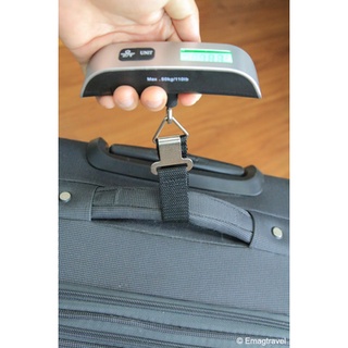 เครื่องชั่งน้ำหนักดิจิตอลแบบแขวนมือหิ้วขนาด 50kg /10g Electronic Portable Luggage Scale #75