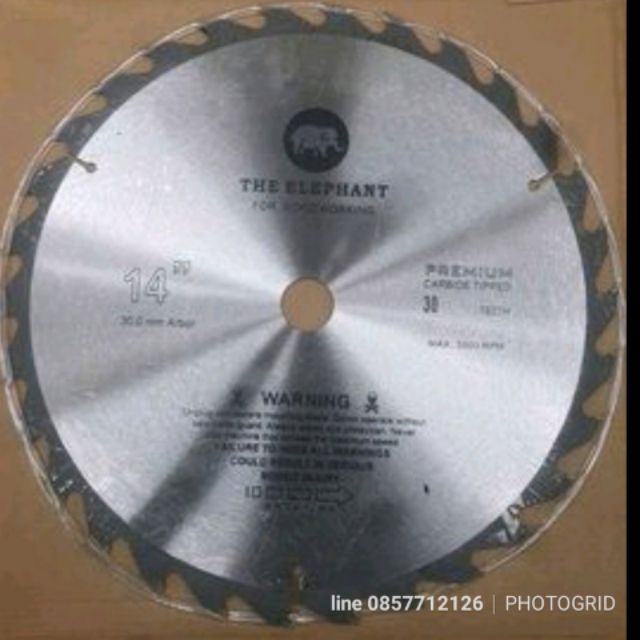 ใบเลื่อยวงเดือน ผ่าไม้ ซอยไม้ 14นิ้ว