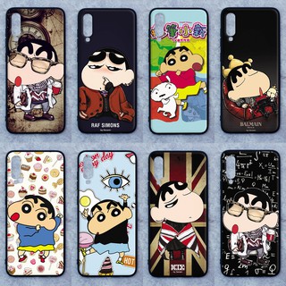 เคส Samsung  A70  ลายชินจัง  ขอบนิ่มหลังแข็ง เคสมือถือ เคสโทรศัพท์ Case