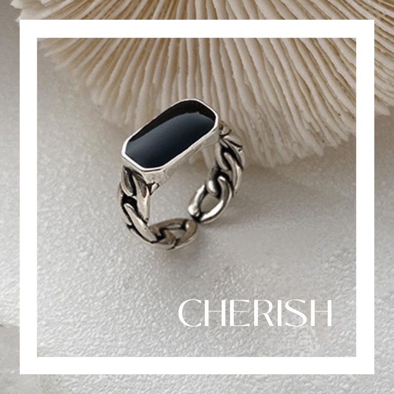 [silver 925S][CHERISHxMIHREH] แหวนทำจากเงิน s925 สีเงิน งานจริงสวยมากๆ สไตล์มินิมอล[CR08]