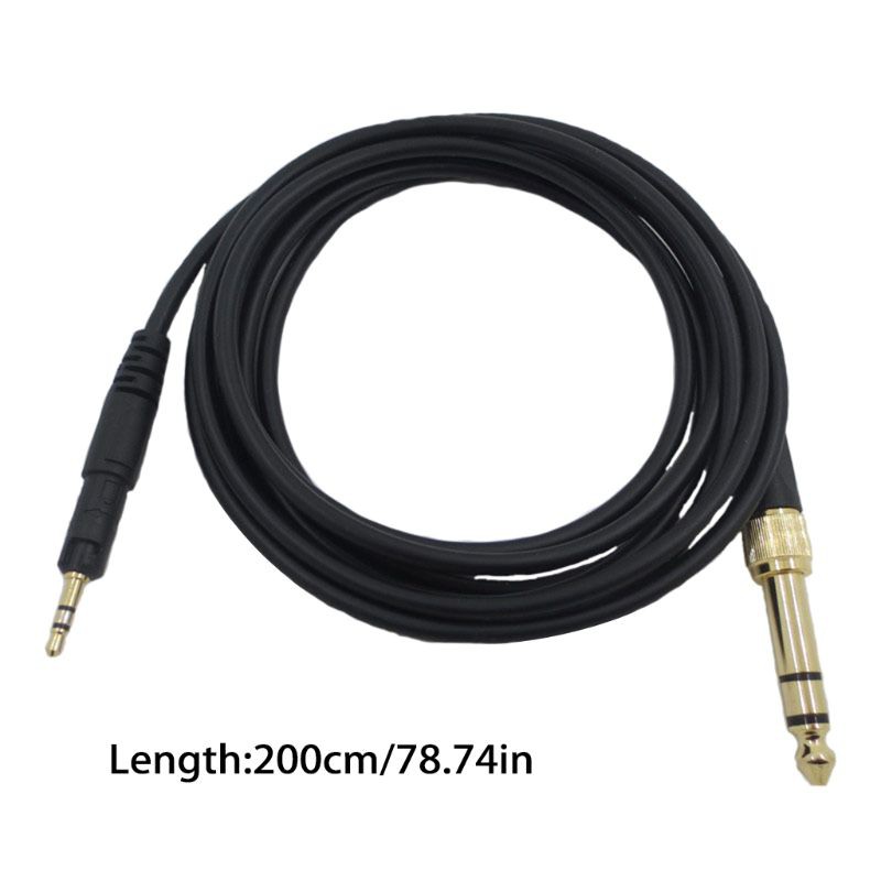 Replacement Cable For  ATH-M50X M40X M60X M70X Headphones 6.35mm