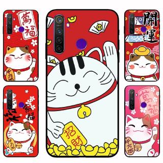 oppo realme 5 pro realme 3/2 pro เคสโทรศัพท์แบบนุ่ม 2 f lucky cat caisng