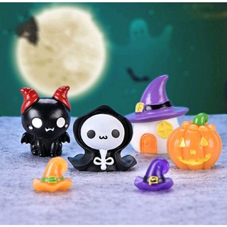 🎃(สินค้าพร้อมส่งในไทย)🎃ตุ๊กตาแต่งสวน ตุ๊กตาปักกระถาง แก๊งภูตจิ๋ว