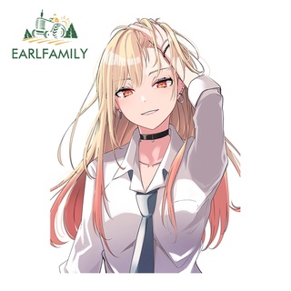 Earlfamily สติกเกอร์ไวนิล ลาย Marin Kitagawa ขนาด 13 ซม. x 9.7 ซม. สําหรับติดตกแต่งหน้าต่างรถยนต์ แล็ปท็อป