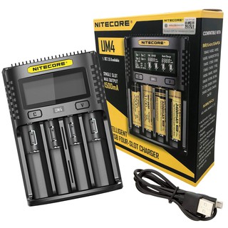 เครื่องชาร์จเปล่า Nitecore UM4 ของแท้ โค้ดเช็คได้ สามารถออกใบกำกับภาษีได้