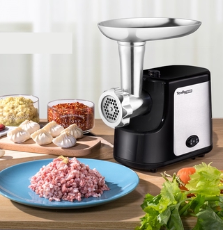 เครื่องบดเนื้อสแตนเลส German Tenfly stainless steel meat grinder household electric minced meat