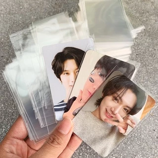 ซองใส่การ์ดถุงใส่การ์ด แพ็ค 100 ใบ ถุงแก้ว OPP ( ขนาดใส่การ์ดพอดี เท่าบัตร ATM )
