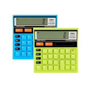 Deli 39231F Calculator เครื่องคิดเลขแบบตั้งโต๊ะ 12 หลัก รับประกัน 5 ปี เครื่องคิดเลข สำนักงาน