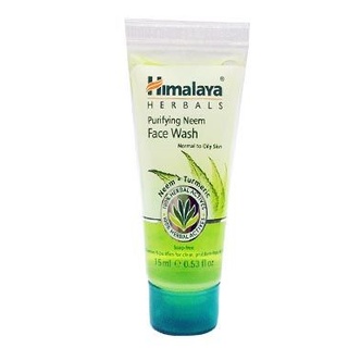 [ขนาดจิ๋ว] เจลล้างหน้า หิมาลายา Himalaya Purifying Neem Face Wash 15 ml. ปัญหาการเกิดสิว ความมัน