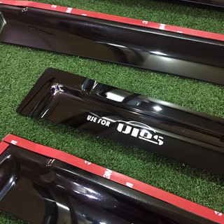 กันสาด กันสาดน้ำฝน Vios 2013 2014 2015 2016 2017 2019 2020  สีดำ
