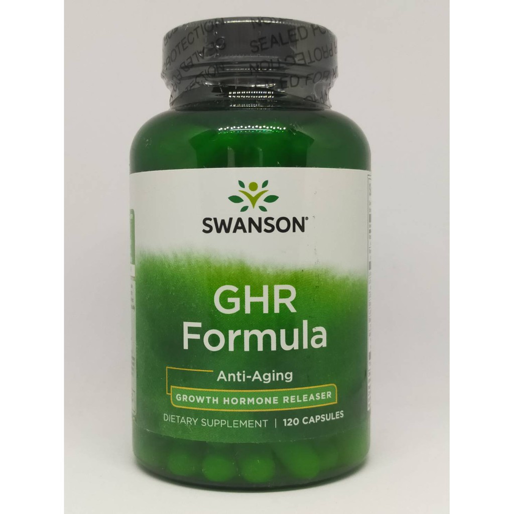 *** ราคาพิเศษ*** กรดอะมิโนที่ช่วยเพิ่มโกรทฮอร์โมนอย่างเป็นธรรมชาติ (Swanson GHR Formula 120 เม็ด