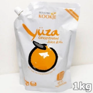 ยูสุ เข้มข้น YUZU concentrated จากเกาหลี น้ำส้มยูสุ Yuza Kookje หัวเชื้อส้มยูสุแท้ น้ำผลไม้เข้มข้น yuzu syrup ขนาด 1 Kg.