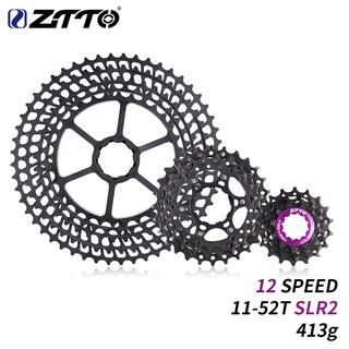 Ztto เฟืองหลังจักรยานเสือภูเขา CNC 12 ความเร็ว 11-52T SLR 2 12S 12S UltraLight K7 12V 413g