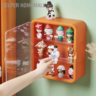 Helper Homemall กล่องเคสใส กันฝุ่น ขนาดเล็ก สําหรับจัดเก็บตุ๊กตา