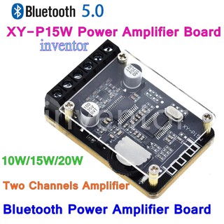 10 W / 15 W / 20 W / 30 W / 40 W บอร์ดโมดูลขยายเสียงสเตอริโอบลูทูธ 12V / 24V High Power Amplifier Xy - P15W