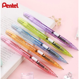 Pentel Techniclick ดินสอกดข้าง 0.5 mm ด้ามสีสดใส น่าใช้งาน PD105 Automatic Pencil