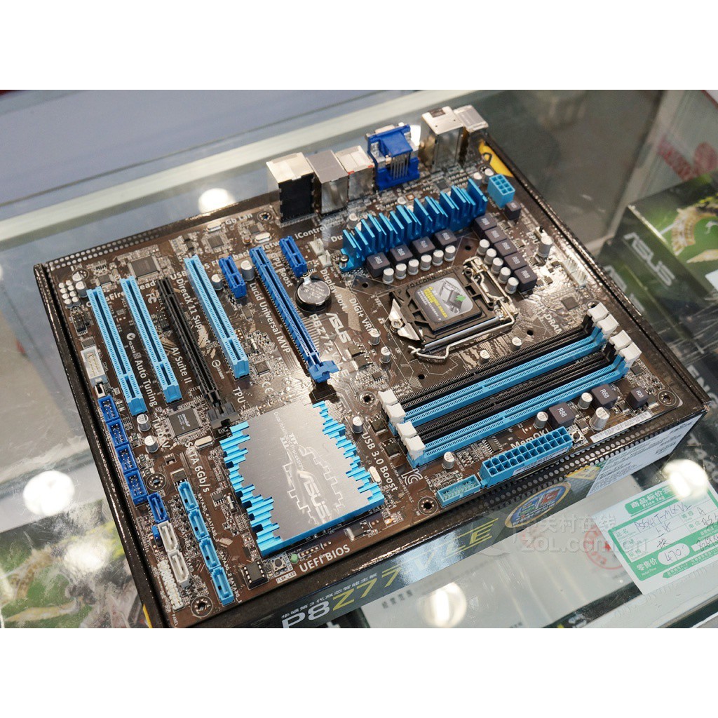 Used Asus P8z77 V Le Plus Motherboard Lga 1155 Z77 Overclocking Hdmi Dvi Vga Dp Atx Native Usb3 0 Sata3 Supports I7 I5 I3 ลดเหล อ 2 480