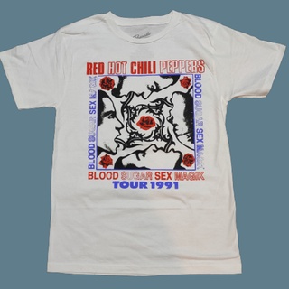 HH เสื้อวง RED HOT CHILI PEPPERS ลิขสิทธิ์แท้ ปี 2021. เสื้อยืดคอกลมS-5XL