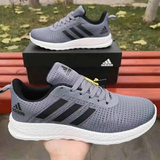 adidas ใส่สบายผ้าใบค่ะกีฬาวิ่งกลางแจ้งรองเท้าผู้ชายผู้หญิงวิ่งรองเท้าผ้าใบ