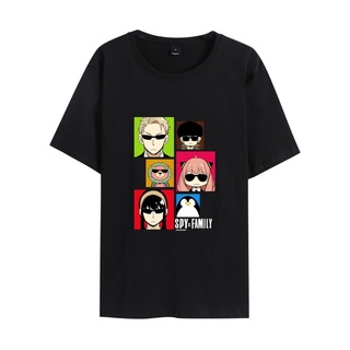 DRG Spy X Family t-shirt คอกลม แฟชั่น ผ้าฝ้ายแท้ เสื้อยืด Mens tops Women clothes คอกลม แฟชั่น ผ้าฝ้ายแท้ เสื้อยืด