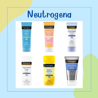 (พร้อมส่ง) ☀️Neutrogena sunscreen ☀️ครีมกันแดด ทาหน้า ทาตัว 🇺🇸 🇺🇸 🇺🇸