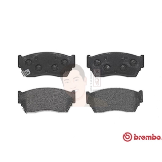 P56 027B ผ้าเบรก F (แท้ BREMBO รุ่น Black) NISSAN เอ็นเอ๊กซ์ NX 1.6 Coupe ปี1991-1993 /ซันนี่ Sunny B13 1.5 1.6 ปี199...