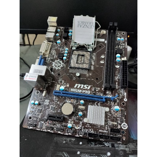 บอร์ด Socket 1150 Gen4 คละรุ่น พร้อม Cpu