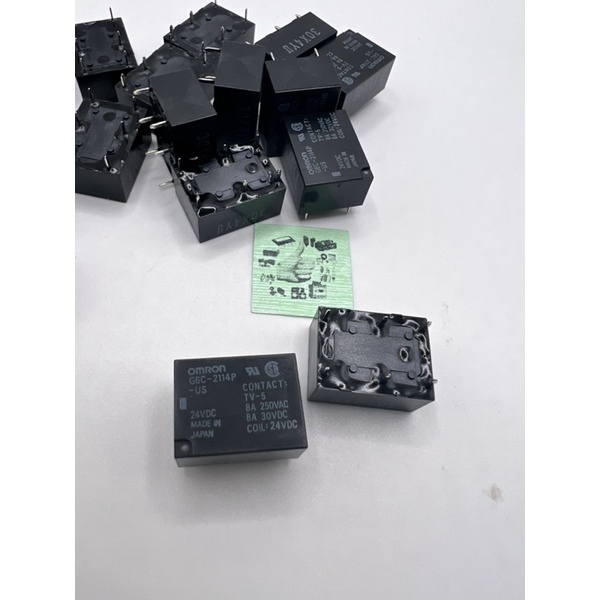 G6C-2114P-US-DC24V  G6C-2114P   รีเลย์ 6 ขา