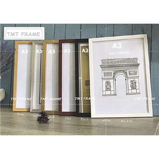 กรอบรูปตกแต่งบ้าน ใส่รูปภาพขนาด A3(29.7x42cm),12x16",12x18",10x14",10x15",11x14” +พร้อมกระจกใส^^มอบของขวัญ,ใส่ใบประกาศ