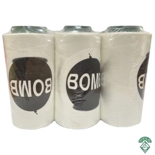 ด้ายเย็บเบอร์ 40/2 ( 6 หลอด ) ตรา BOMB ขาวออฟไวท์ พร้อมส่ง
