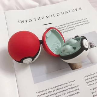 Baseus Encok Tws เคส Wm01 3D การ์ตูน Pokeball ซิลิโคนป้องกันหูฟังไร้สายครอบคลุม