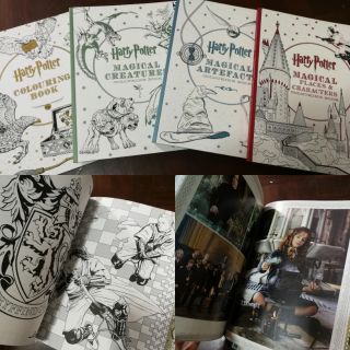 สมุดระบายสีแฮร์รี่พอตเตอร์ harry potter colouring book