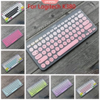 Logitech K380 สติกเกอร์คีย์บอร์ดซิลิโคน แบบบางพิเศษ【Q.P.】