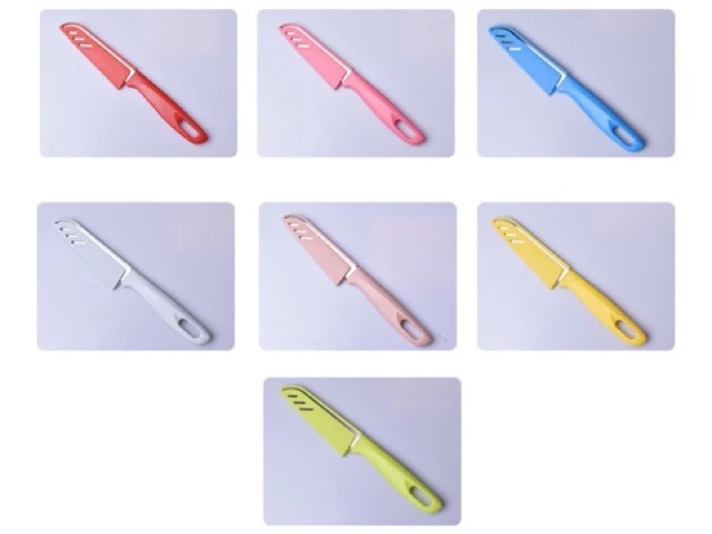 มีดครัวพร้อมปลอกกันคม มีดอเนกประสงค์ สำหรับหั่นผัก ผลไม้ และเตรียมอาหาร thumbnail 10