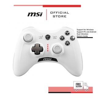 MSI FORCE GC30 V2 WHITE - Wireless Controller (คอนโทรลเลอร์เกม, Gaming Gear, จอยเกม) S10-43G0040-EC4