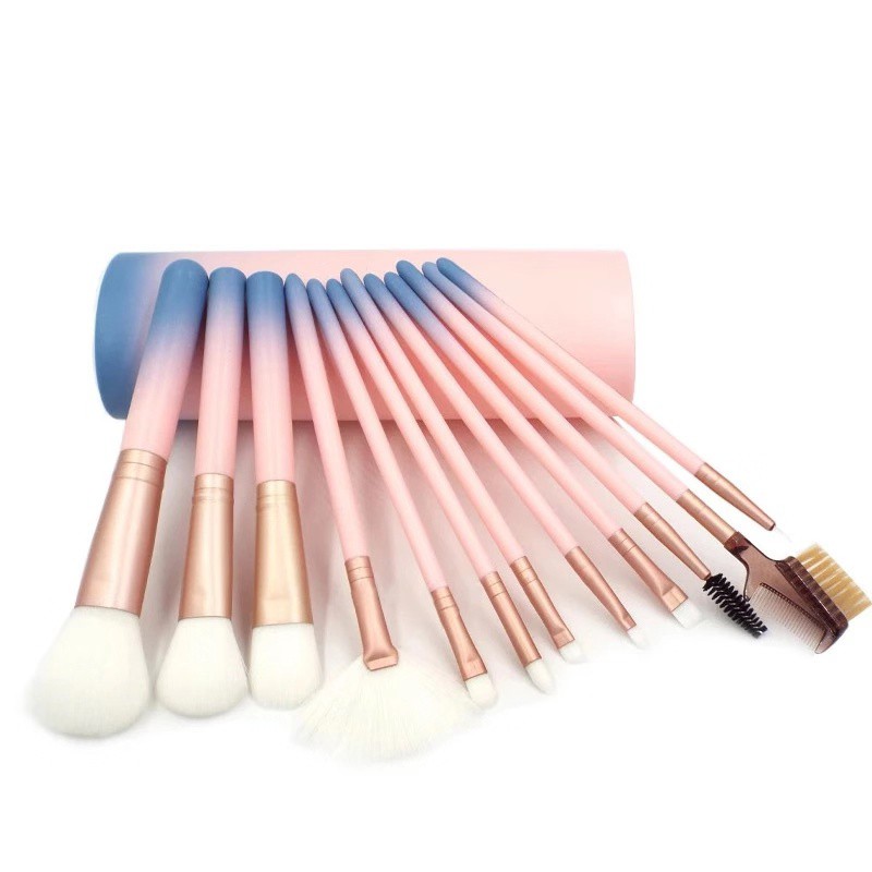 🔥ลด 50% ใส่โค้ด INCLZ12🔥แปรงแต่งหน้า 12 ชิ้น พร้อมกล่องมืออาชีพ แบบมืออาชีพ Professional Brush Set  A22 - รูปที่ 5
