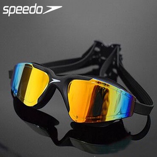 ☫Speedo แว่นตาว่ายน้ํา ของแท้ Speedo HD กรอบขนาดใหญ่ กันน้ํา ป้องกันหมอกไฟฟ้า สมาร์ทฟิต ผู้ชาย ผู้หญิง แว่นตาว่ายน้ํา